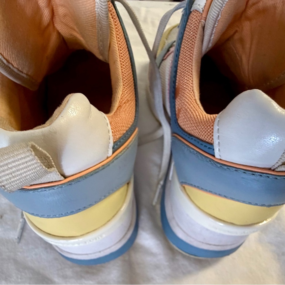 Colorful High-Top Sneakers - Picture 7 of 9